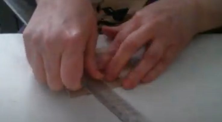 Фото автора.  Сплющила ее.