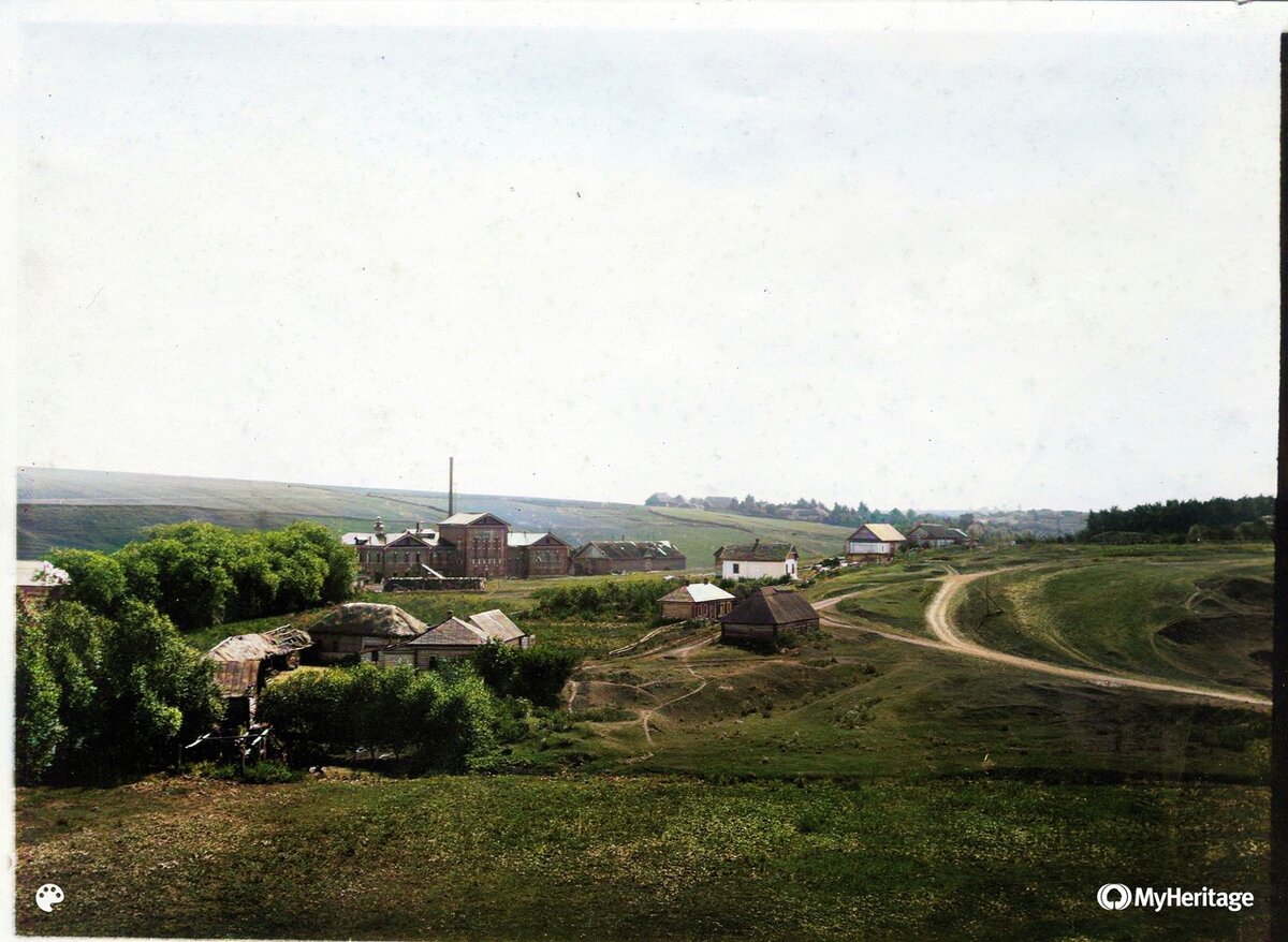 Винокуренный завод у Зарайского моста, ок. 1903 г.