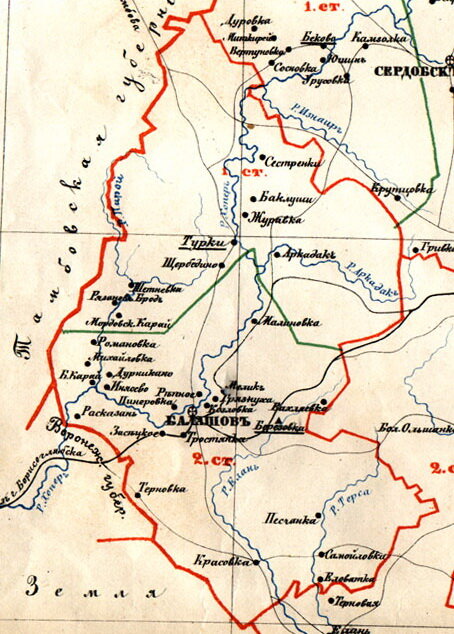 Репное балашовский район карта