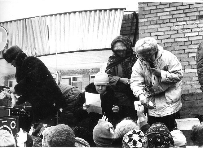 С коллегами на Масленице