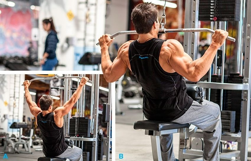 Straight Arm Pulldown упражнение