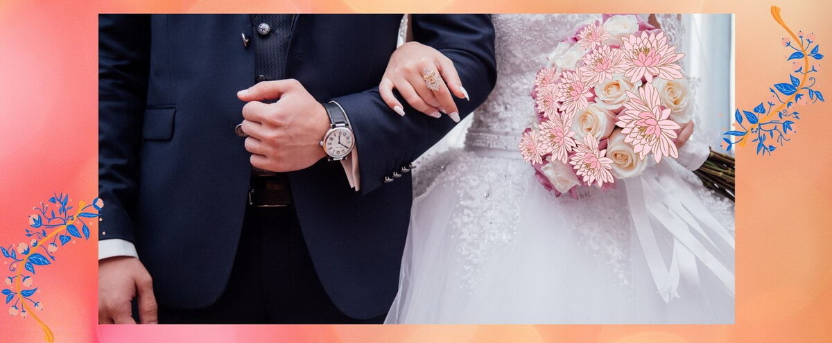 По традиции в букете у невесты обязательно должны быть белые цветы