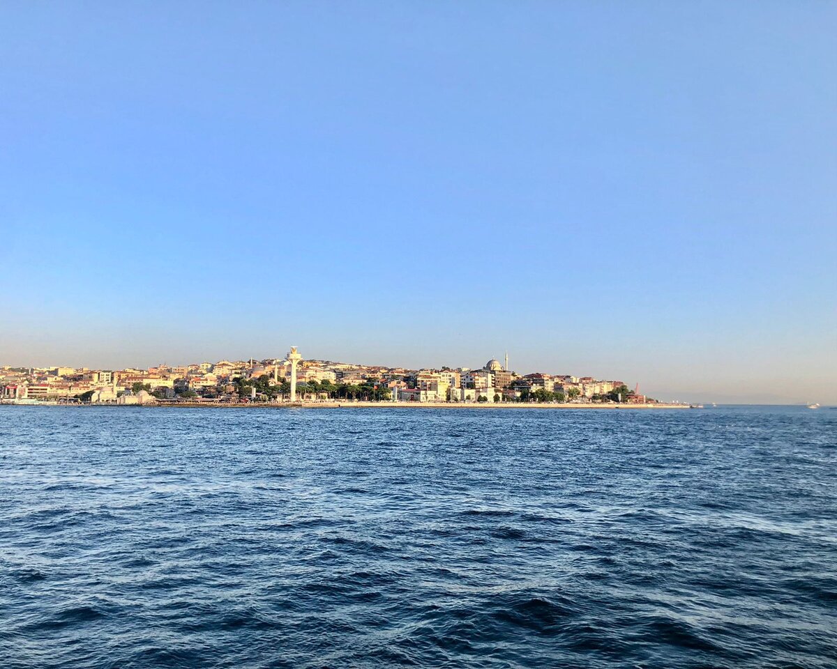 Вид с парома.