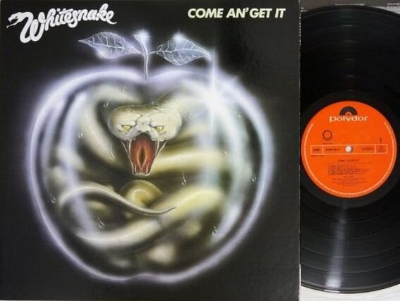 Альбом год группа Whitesnake - come an' get it. Whitesnake come an' get it 1981 обложка.