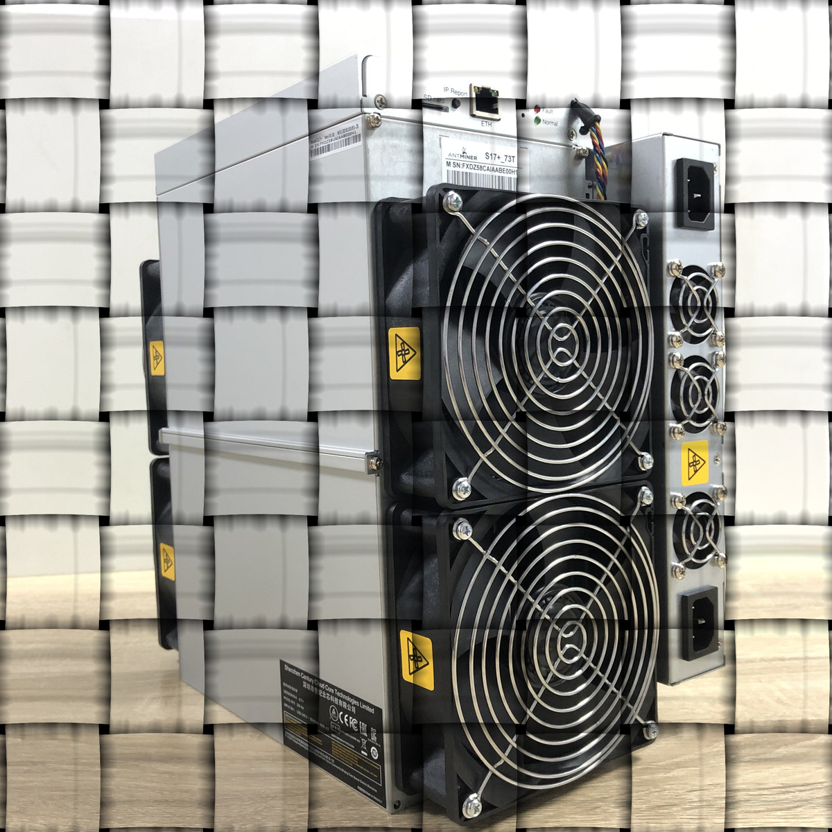 GPU mining ферма и ASIC miner