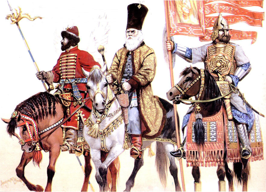 Допетровские воины.