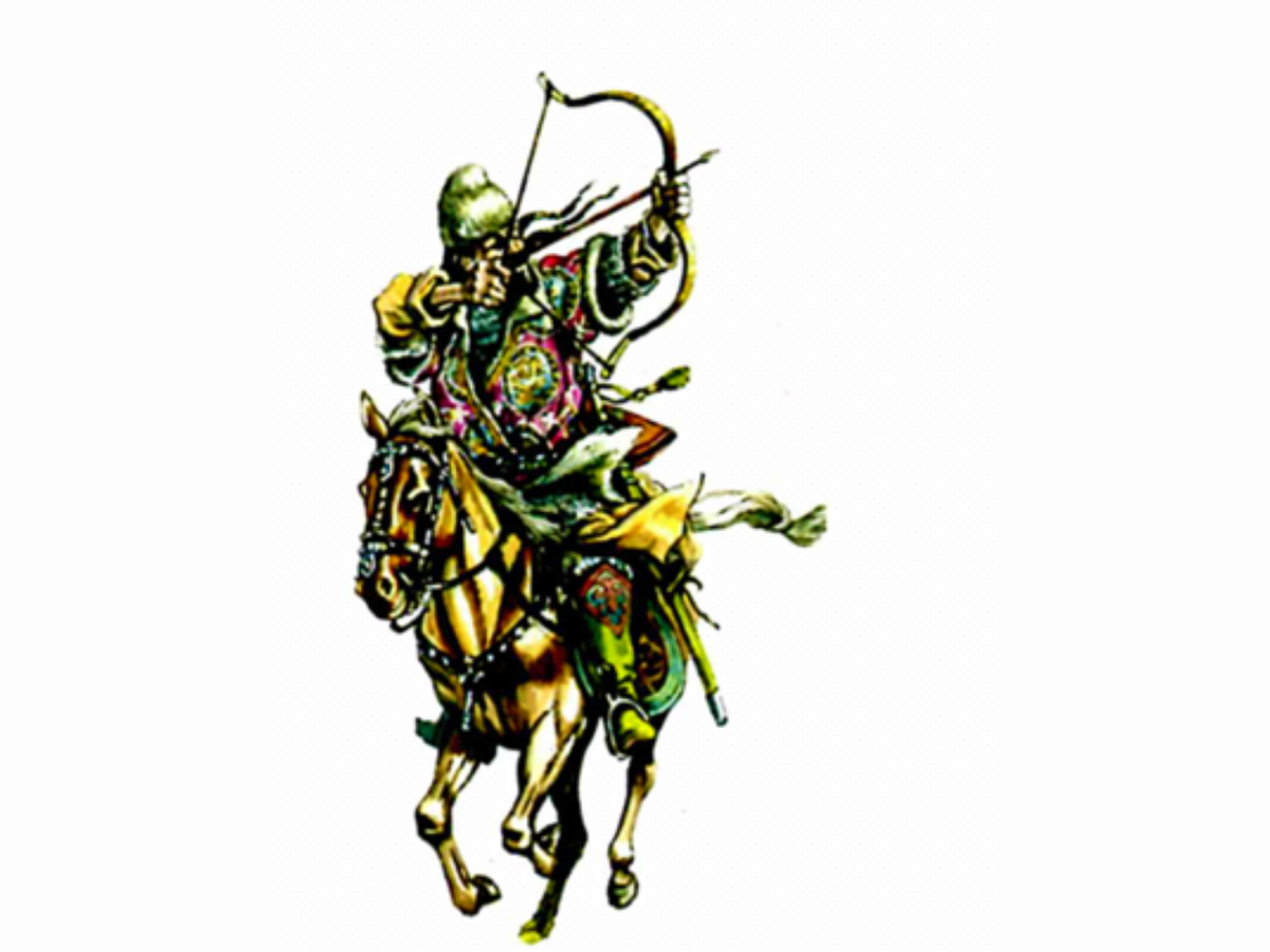 Печенежский воин, реконструкция М.В.Горелико