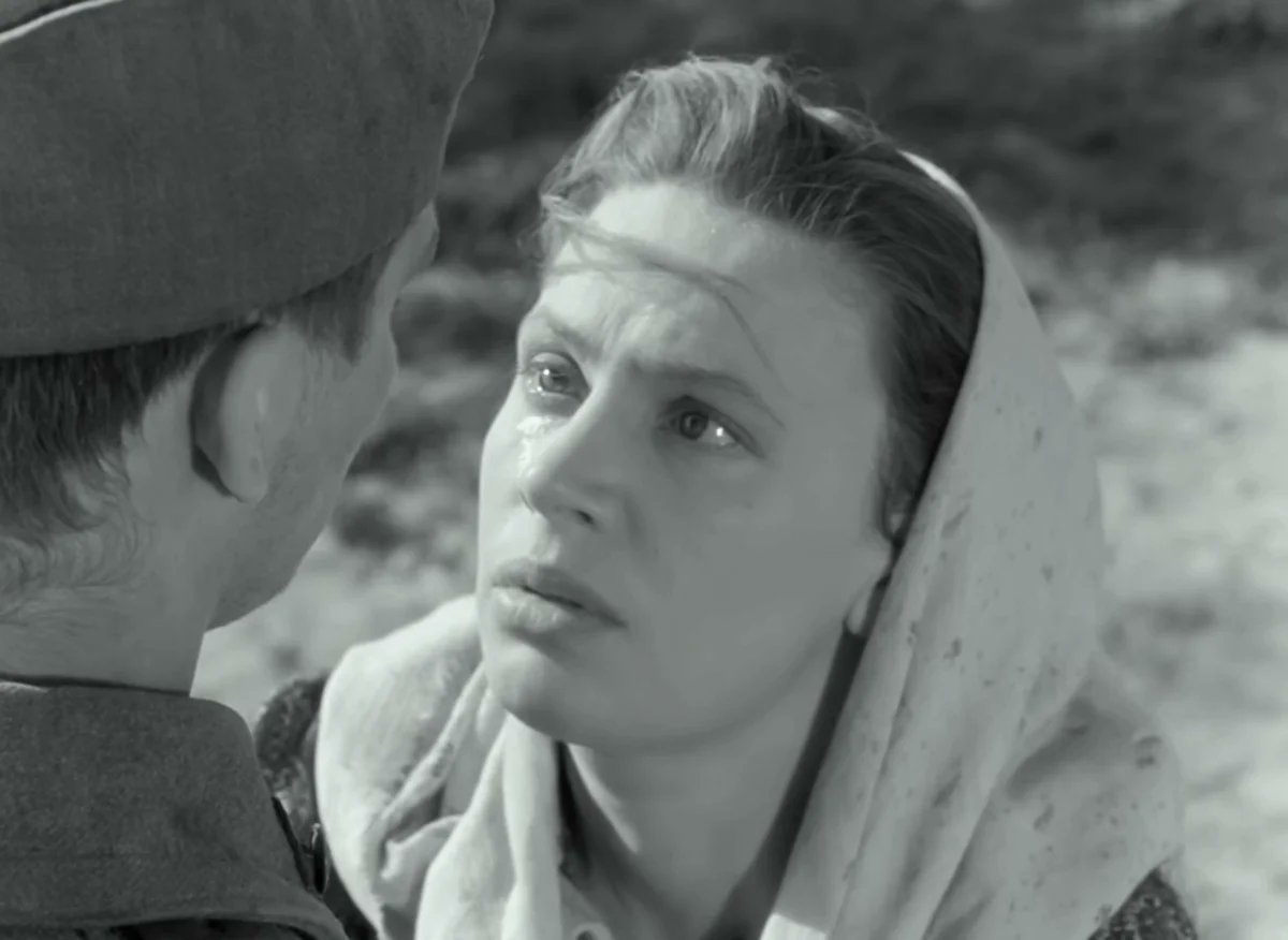 Кадр из фильма "Баллада о солдате".