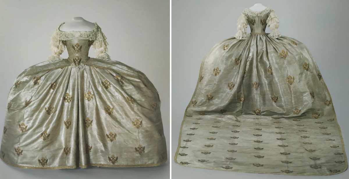 Коронационное платье императрицы Екатерины II. Россия, 1762. (с) Из коллекции Музеев Московского Кремля