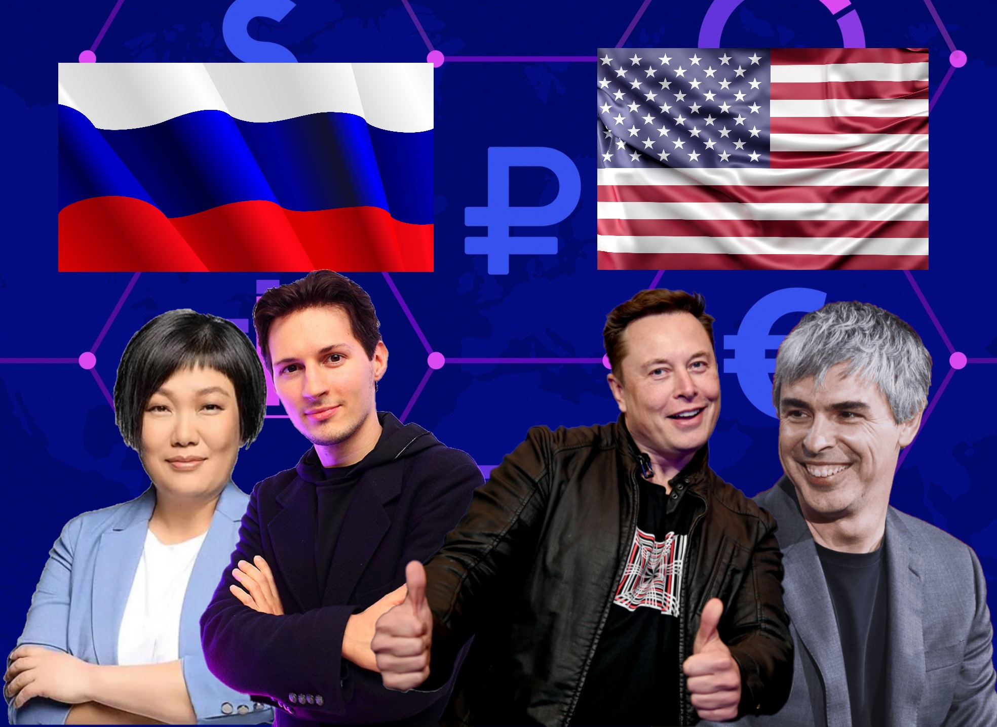 Сравнил 5-ки самых разбогатевших миллиардеров США и России в 2021 г. Результат сильно удивил и отличается от 2020 года0