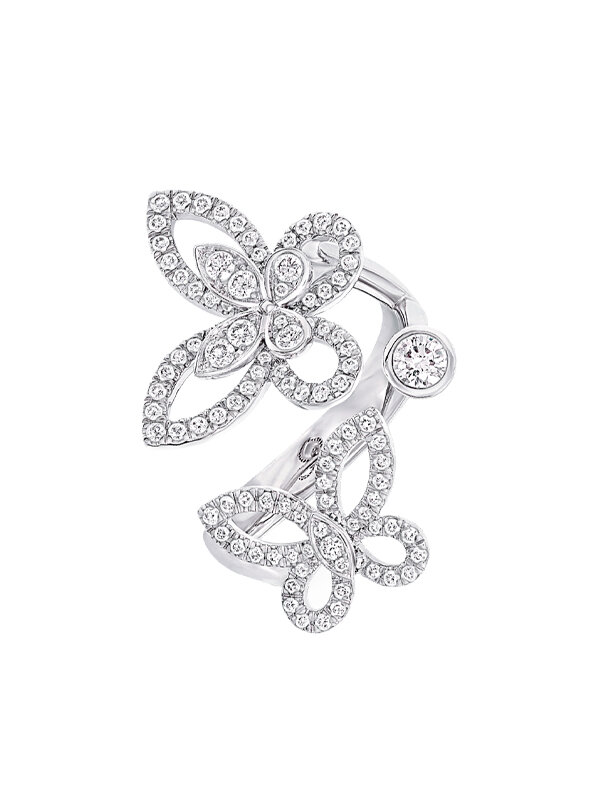 Кольцо Graff Butterfly из белого золота с бриллиантами
