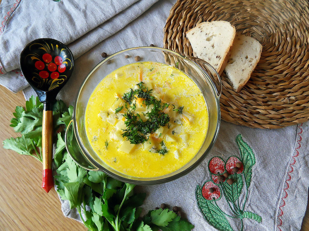 Сырный суп с плавленным сыром: рецепт приготовления