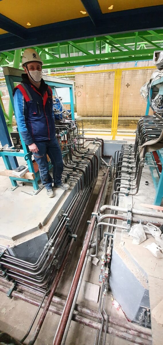 Монтаж и промывка технологических трубопроводов