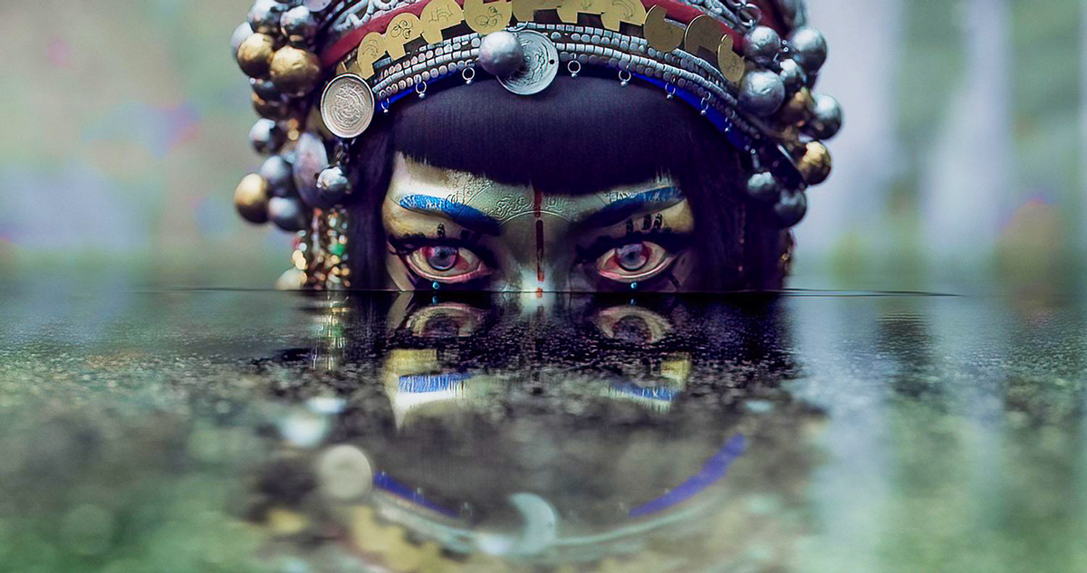 Сирена из серии «Джибаро» ищет жертву.  Изображение с сайта https://clck.ru/hUoWu