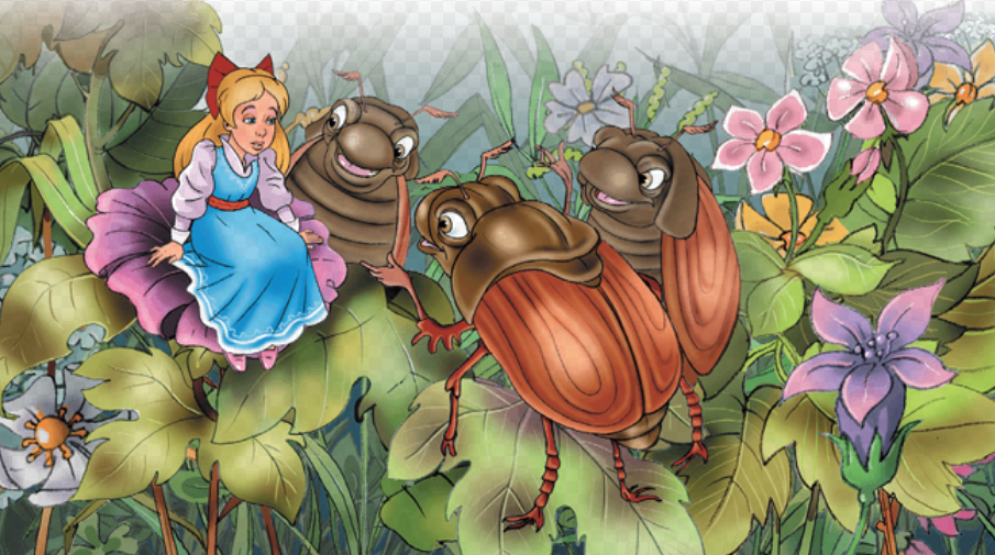 дюймовочка ханс кристиан андерсен рисунок. ганс андерсон дюймовочка. сказочные персонажи. дюймовочка ханс кристиан. дюймовочка.