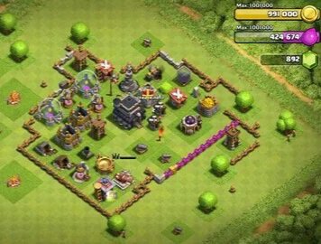 База рашера в clash of clans