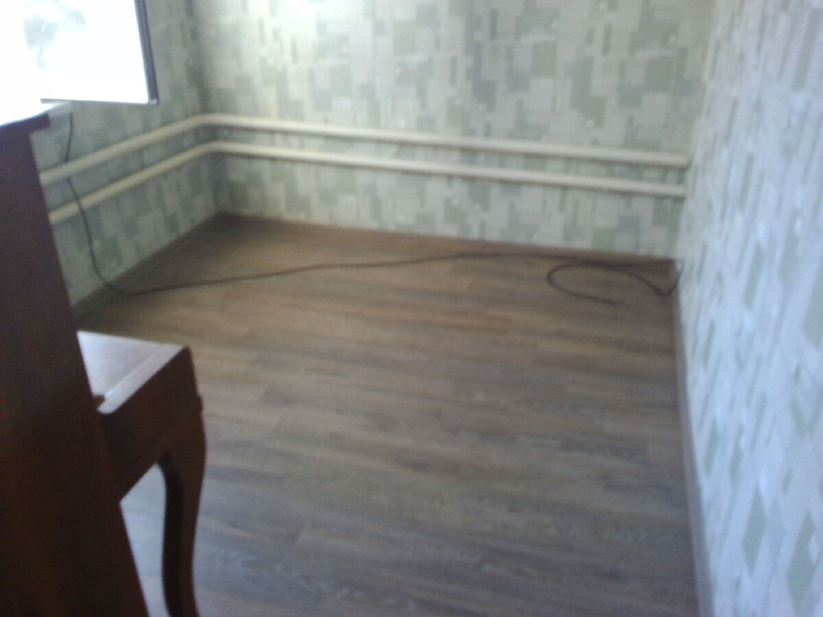 Такой комната была у прежней хозяйки.







































