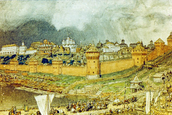 Новый Кремль в гды правление Ивана III