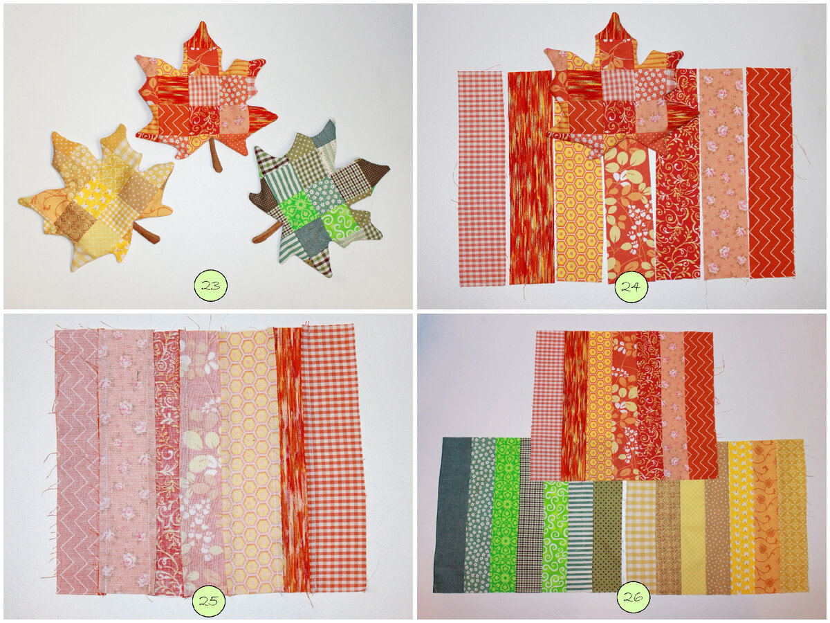 Готовим вторую сторону подставки под горячее. Шаги (23-26)