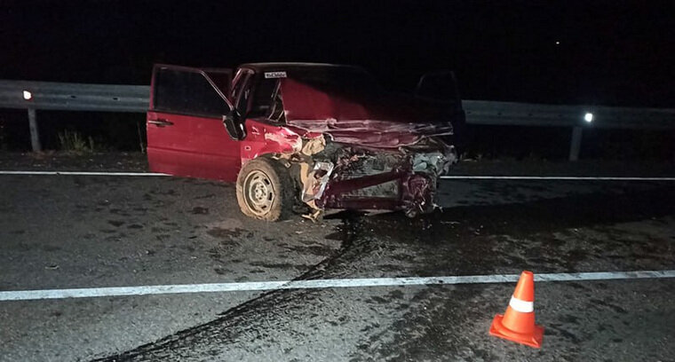    Авария произошла ночью