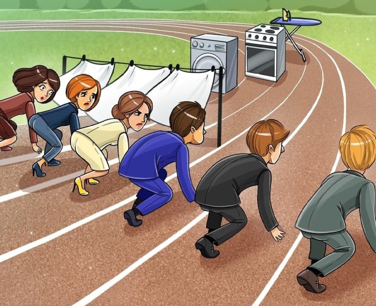 Карьера для мужчин и женщин. рисунок с сайта forexdengi.com