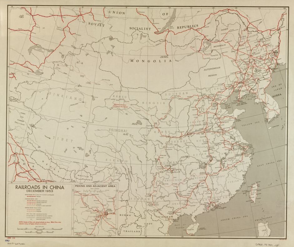 Карта 1954