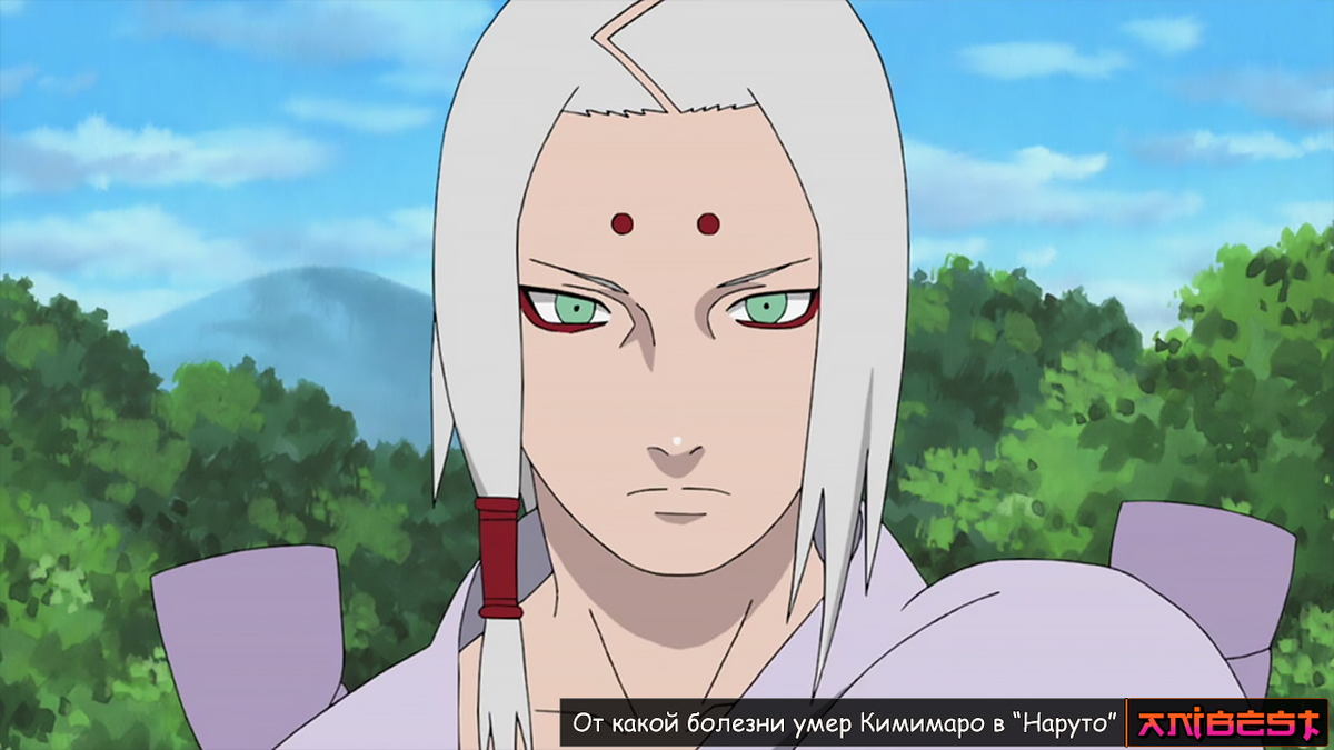 Кимимаро. Кадр из аниме Naruto. Студия: Studio Pierrot. Автор оригинала: Масаси Кисимото