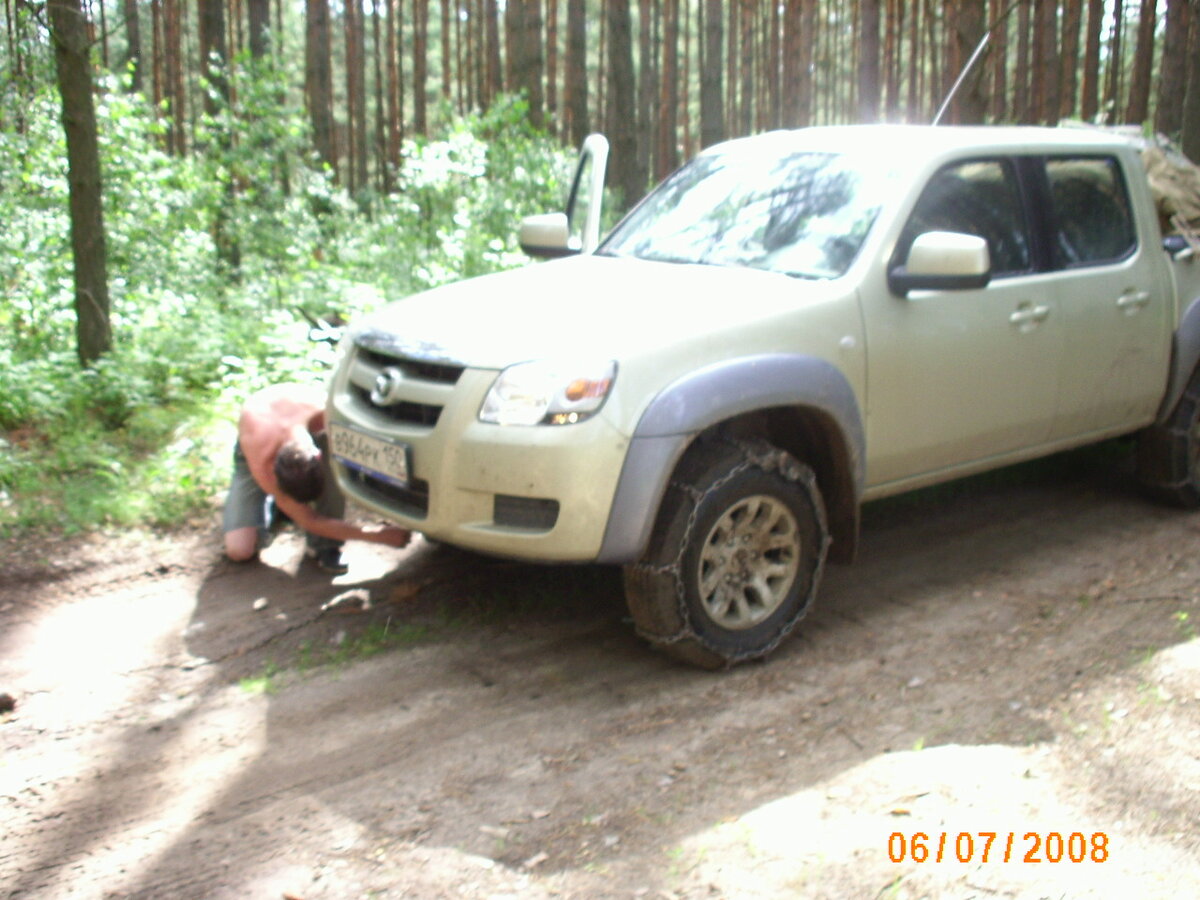 Цепи, это только на Буханке можно соваться в болота без цепей.