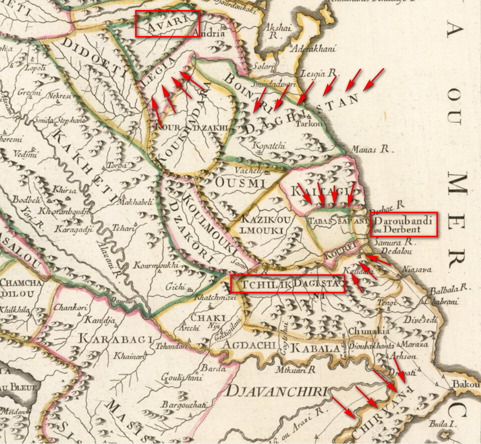 Паоло карта. Карта 1775 года.