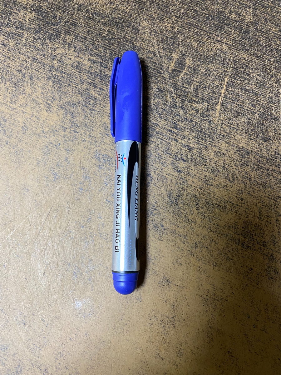 Маркер синий 