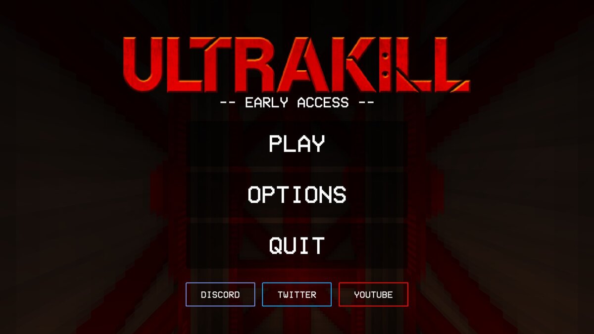 Главное меню напоминает что игра находится в раннем доступе.