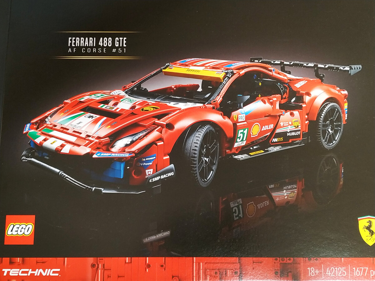 LEGO TECHNIC FERRARI 488 GTE 18+