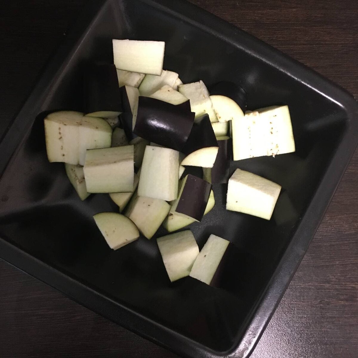 фото автора порезанные баклажаны