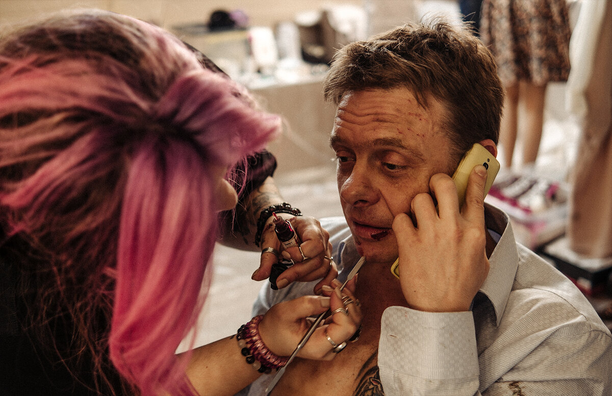 Павел Майков. Кадры со съёмок фильма «Чиновник». Фото: Дарья Егудина