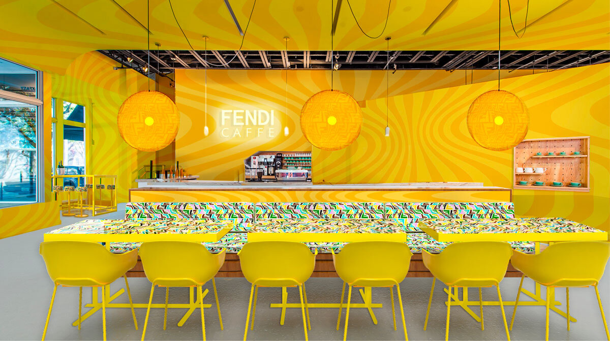 FENDI Caffe открывается в дизайнерском районе Miami Design District | Icon  Life | Дзен