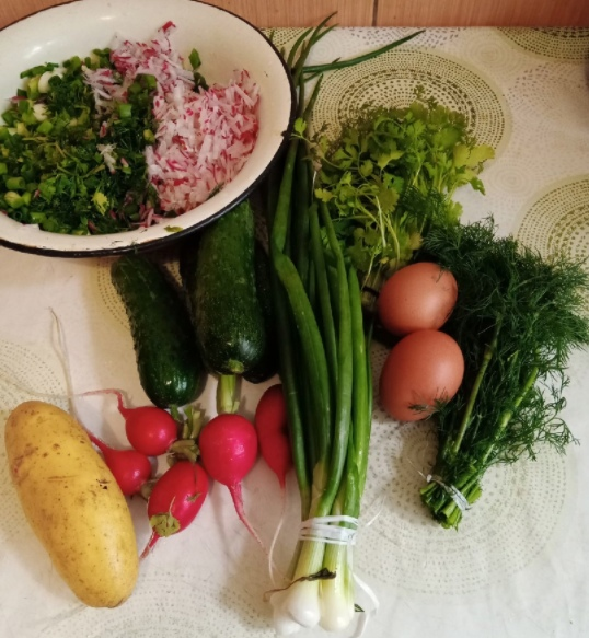 продукты для окрошки