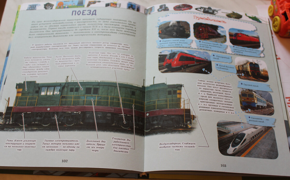 разворот про поезда