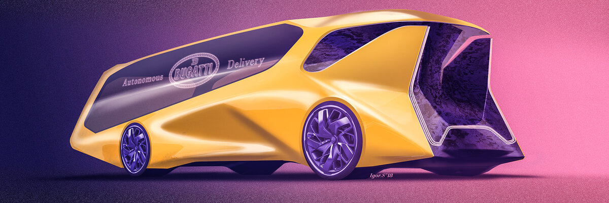Игорь Шитиков - автономный доставщик от Bugatti