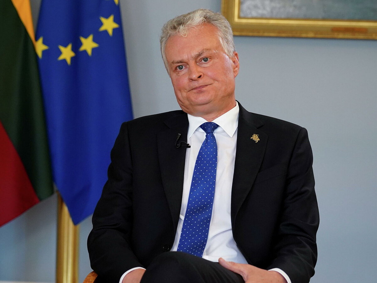 Гитанас Науседа.  президент Литвы.  фото: картинки  яндекса. 