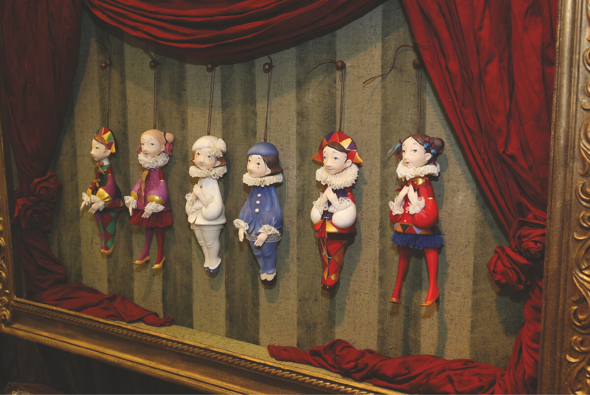 Фарфоровые коллекционные игрушки, 20 см, автор: Тамара Пивнюк, фото: Александр Шкутов