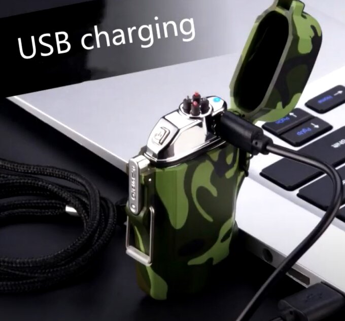 Зажигалка с камуфляжем