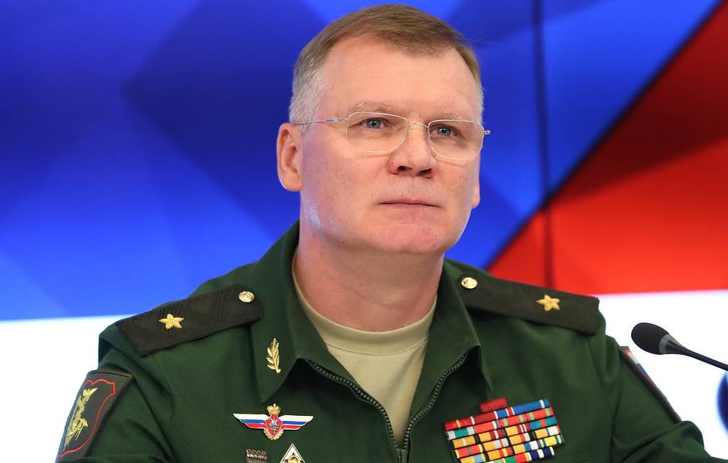 Генерал-майор Конашенков Игорь Евгеньевич (русский: Игорь Евгеньевич Конашенков; род. 15 мая 1966 года) является главным представителем Министерства обороны в РФ.