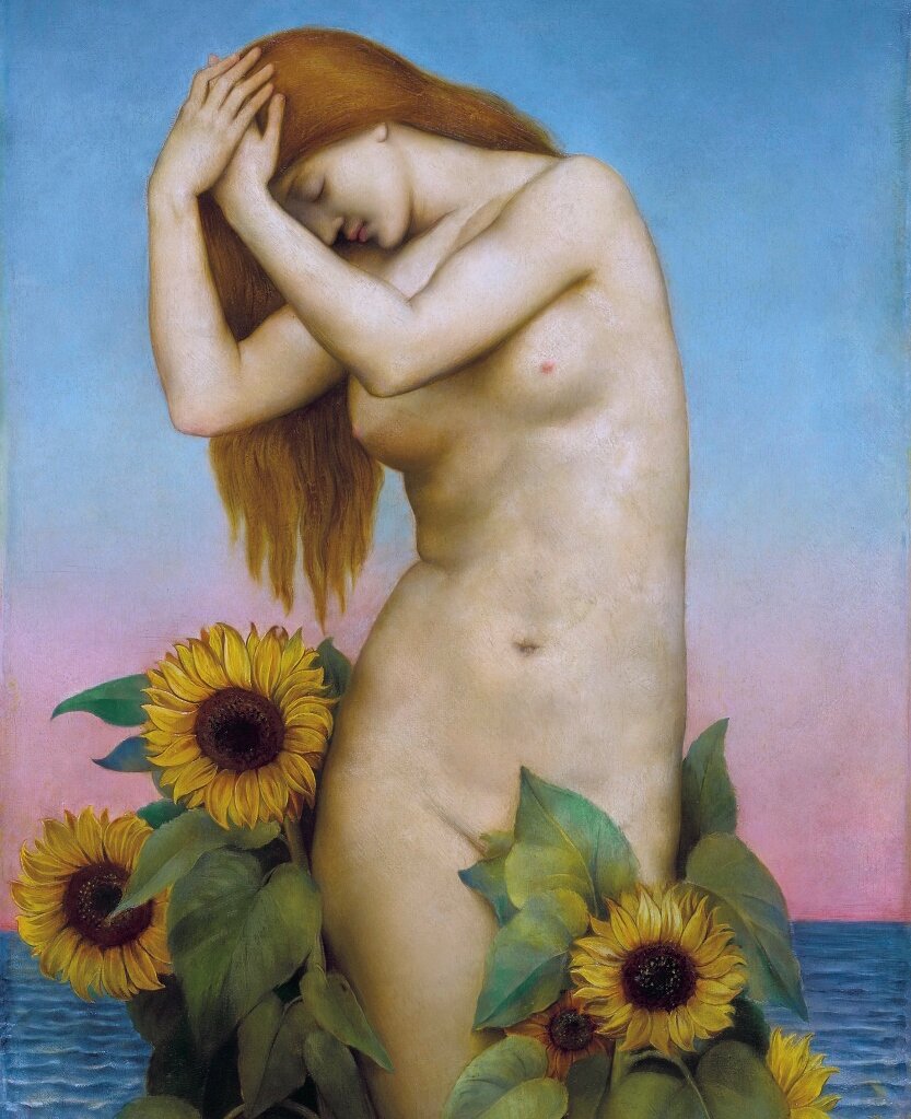 Клития. Фрагмент. Эвелин де Морган. 1887 - 1888 г. 