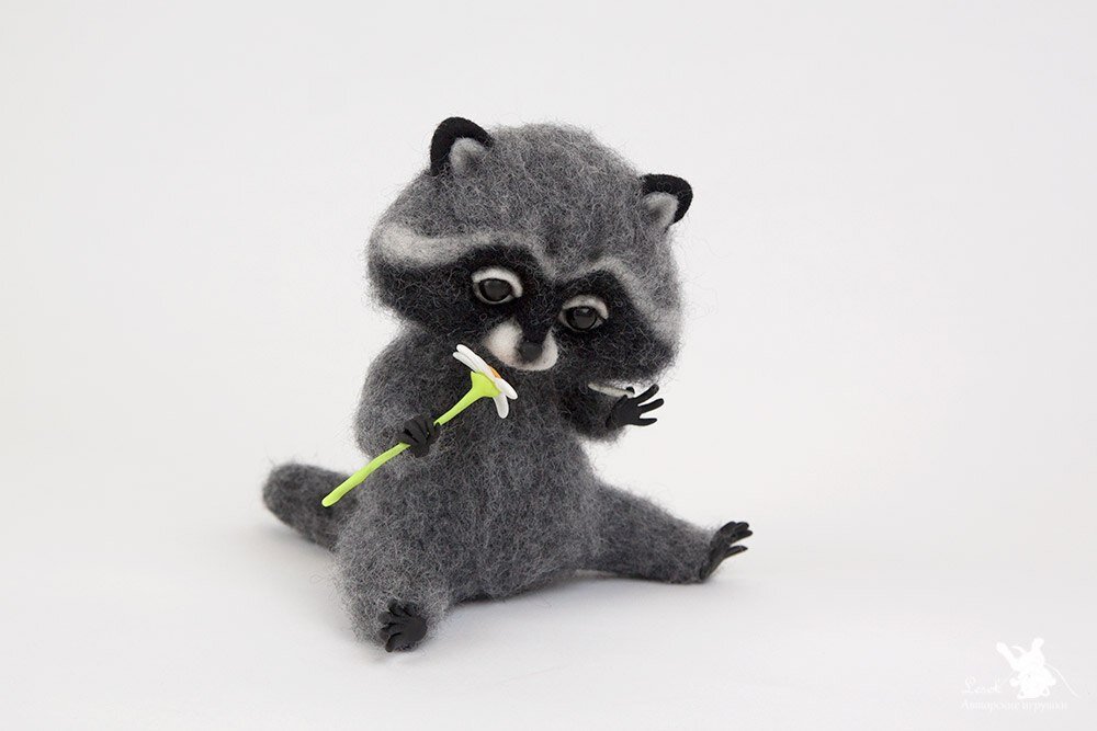 Енотик Ромашка. Родился на мастер-классе по его созданию