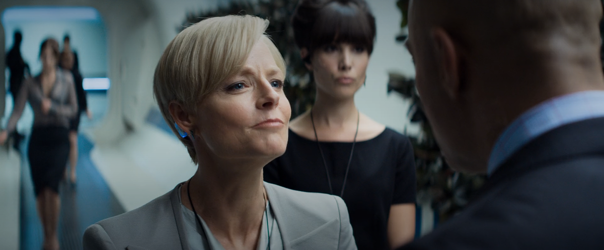 Скриншот из фильма. Джоди Фостер всегда готова удивлять.