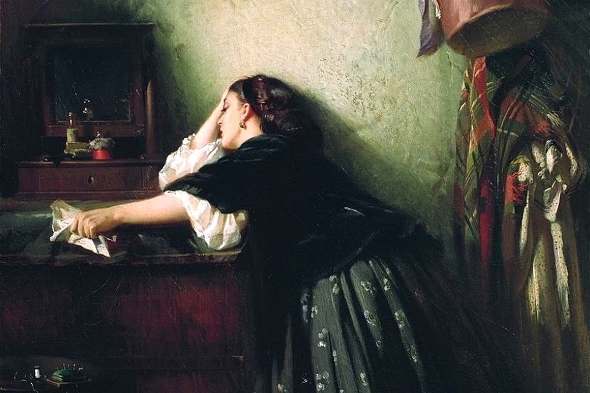 Картина вдова. Маковский вдовушка (1865). Вдовушка Константина Маковского. Вдовушка картина Маковского.