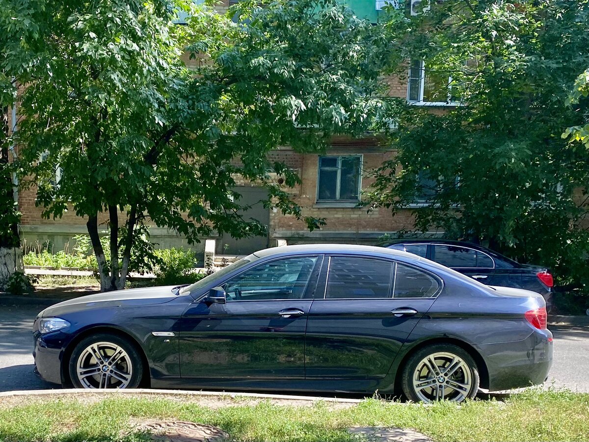 Наша бывшая BMW 520i