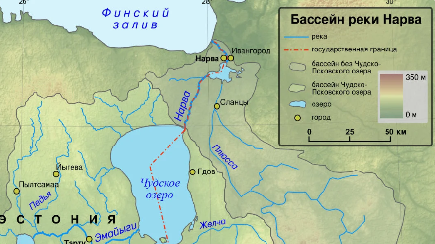 Карта чудское озеро псковская область на карте