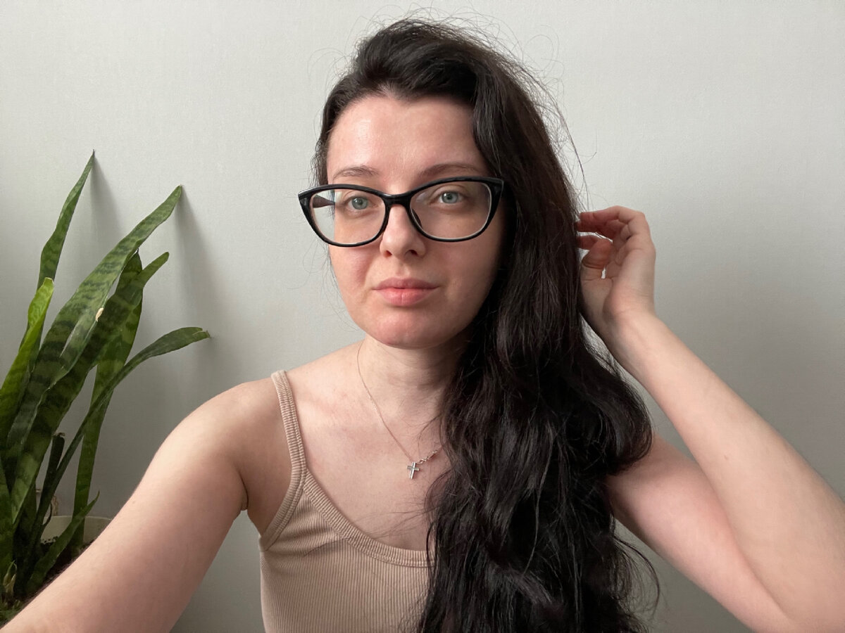 Моя домашняя «прическа» , просто у меня оочень пушистые волосы 