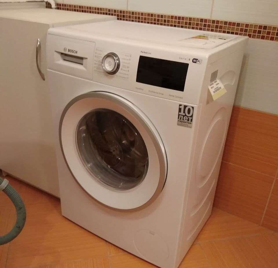 Установка стиральной машины